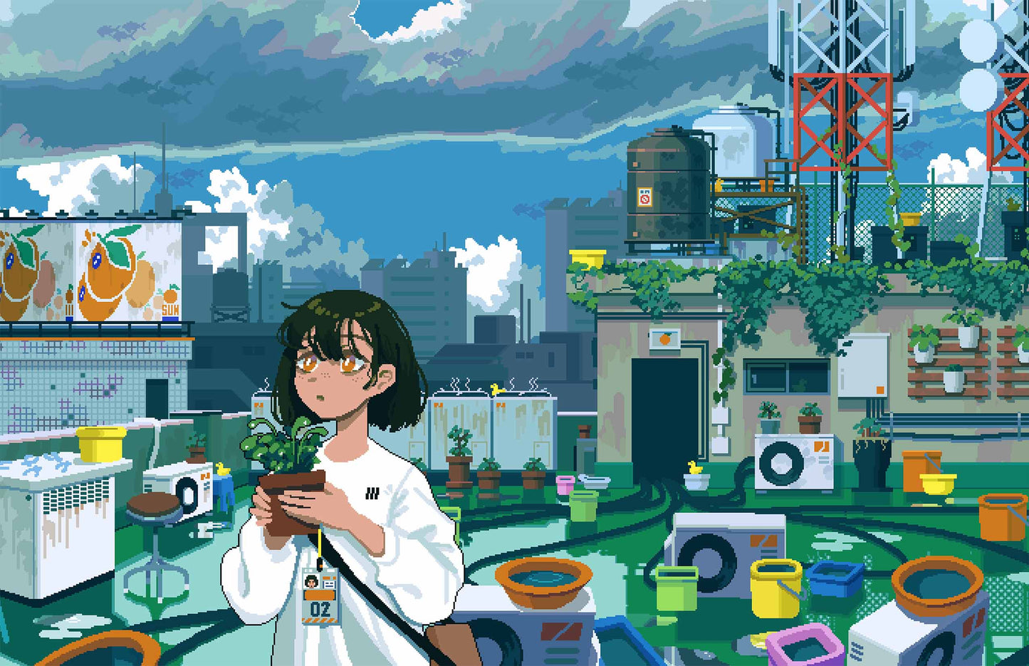 Rooftop Palace Print