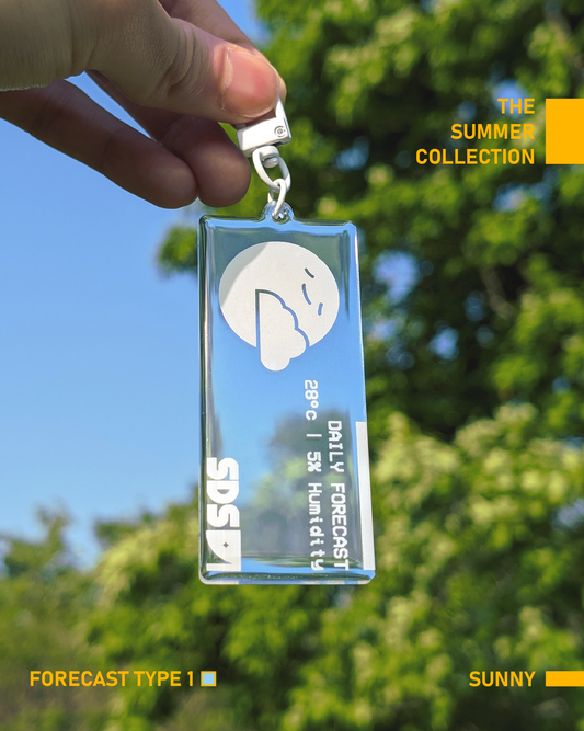 Weather Forecast Acrylic Tags