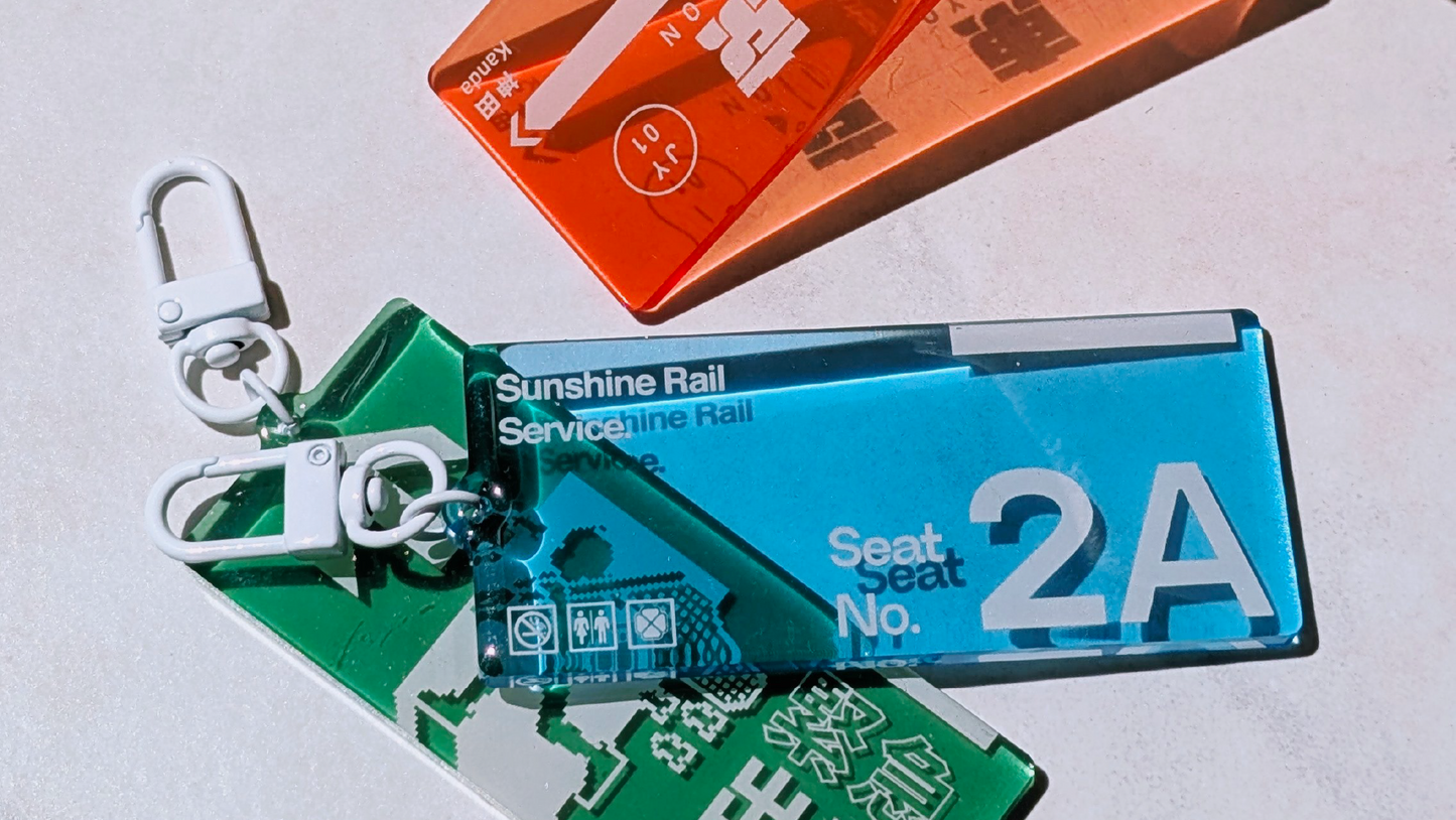 Exit Sign Acrylic Tag