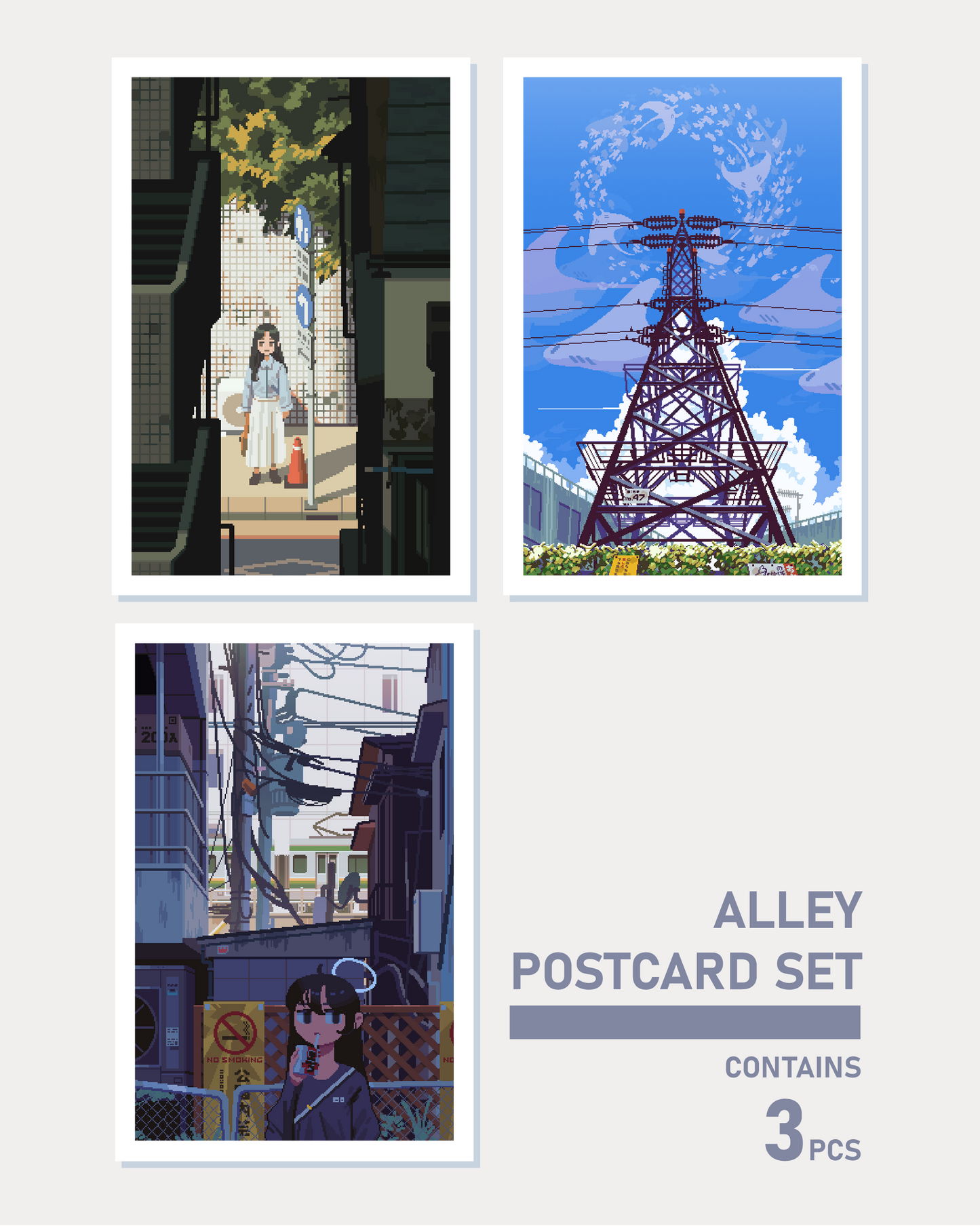 Alley Postcard Set