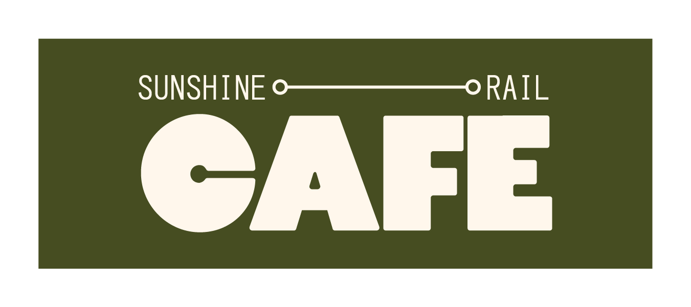 Sunshine Rail Cafe Vinyl Sticker Set