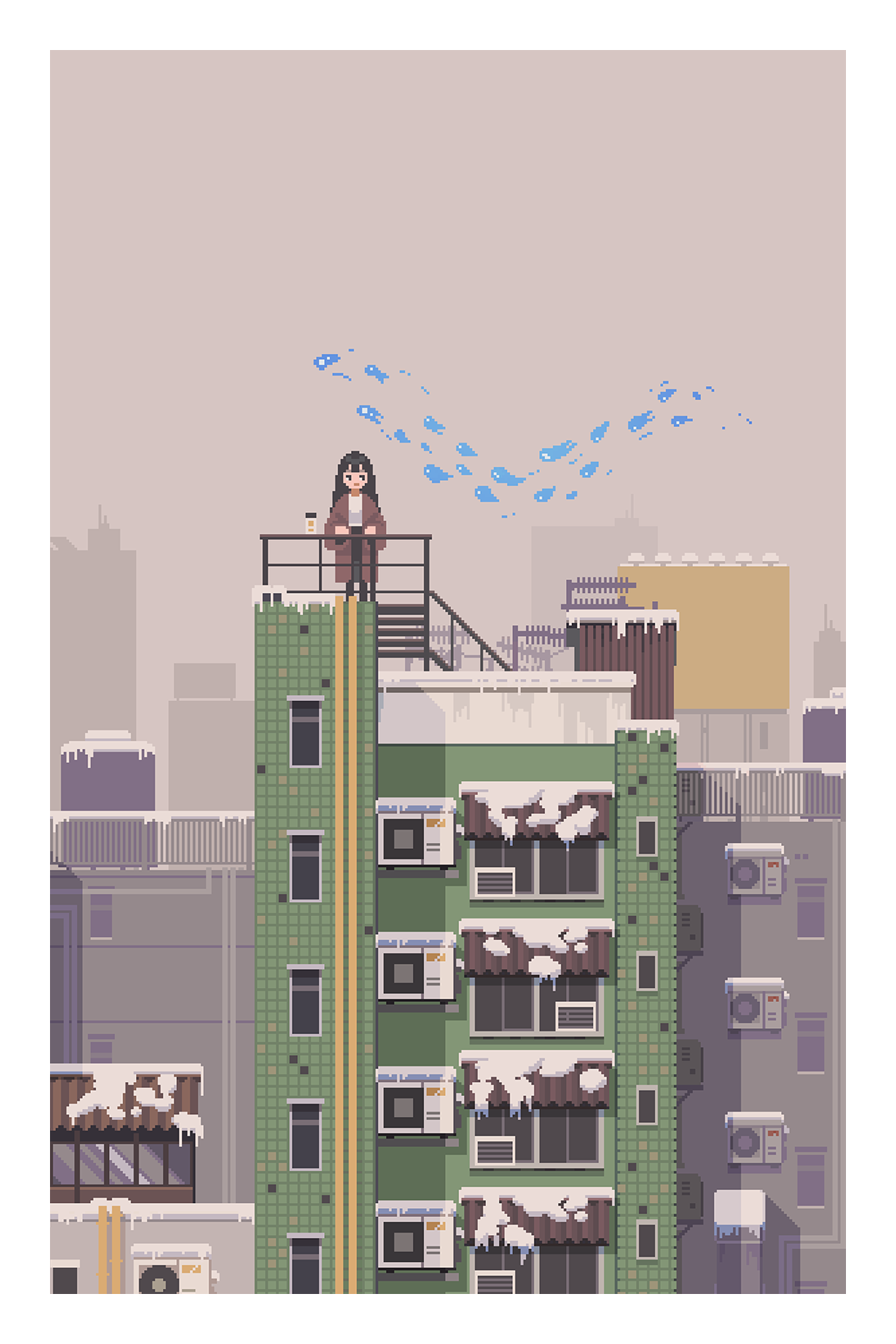 Rooftop Postcard Set