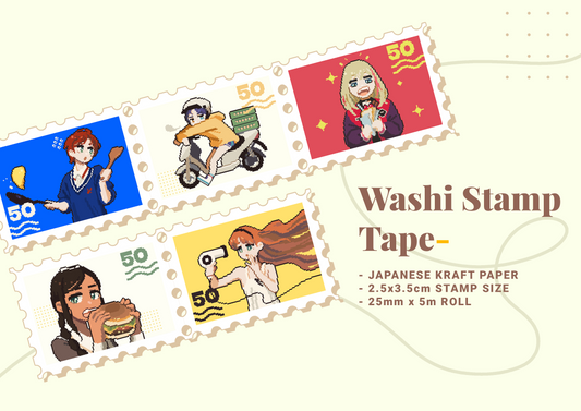 Egg Girls Washi Stamp Tape