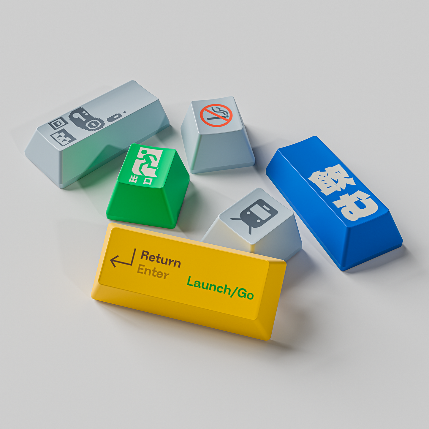 Rail Service PBT Keycap Set - 120 Keys [PRE-ORDER]
