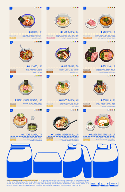 Ramen Guidebook Print