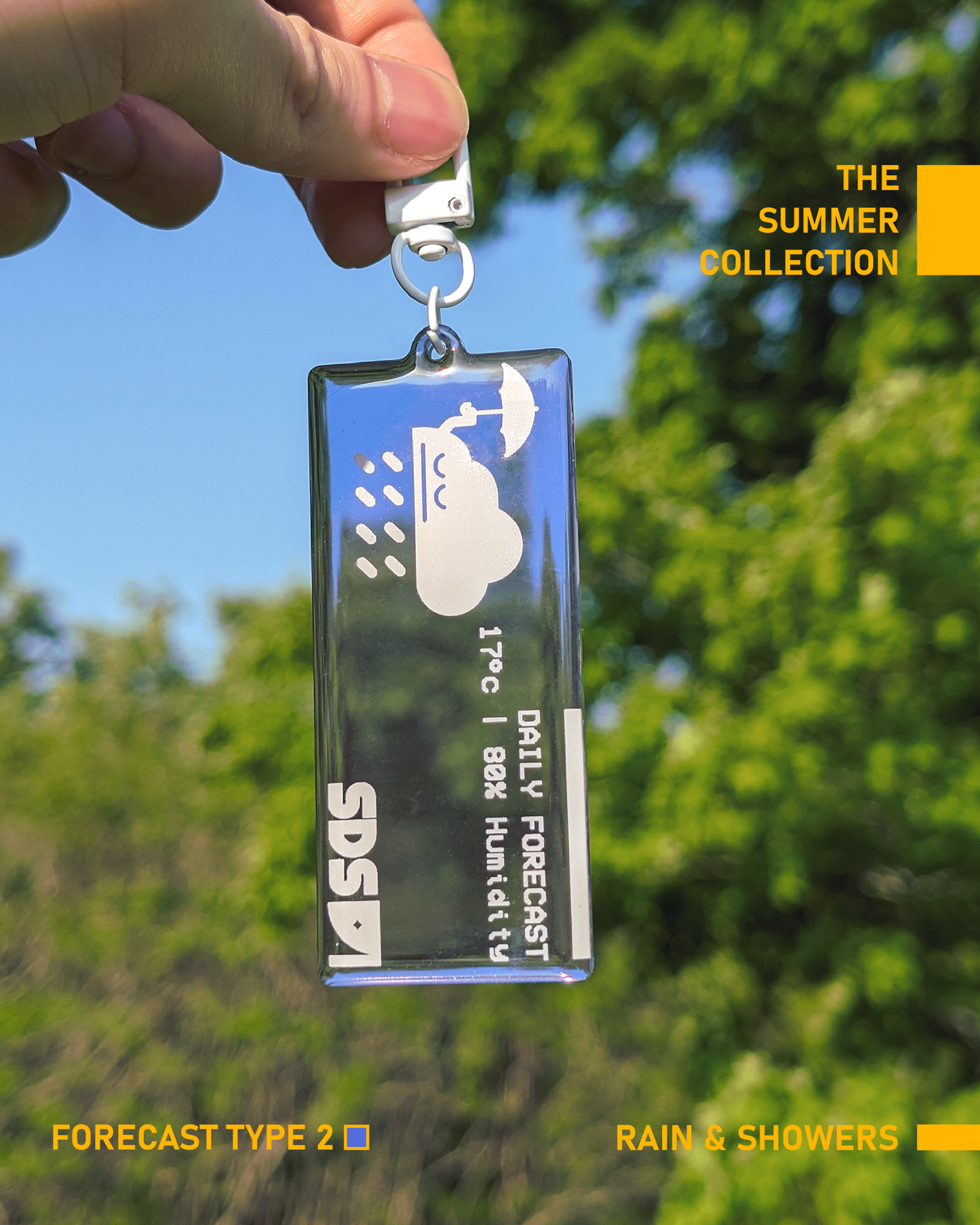 Weather Forecast Acrylic Tags