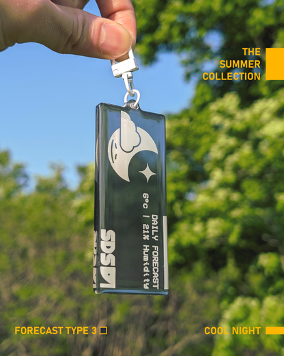 Weather Forecast Acrylic Tags