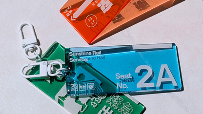 Exit Sign Acrylic Tag