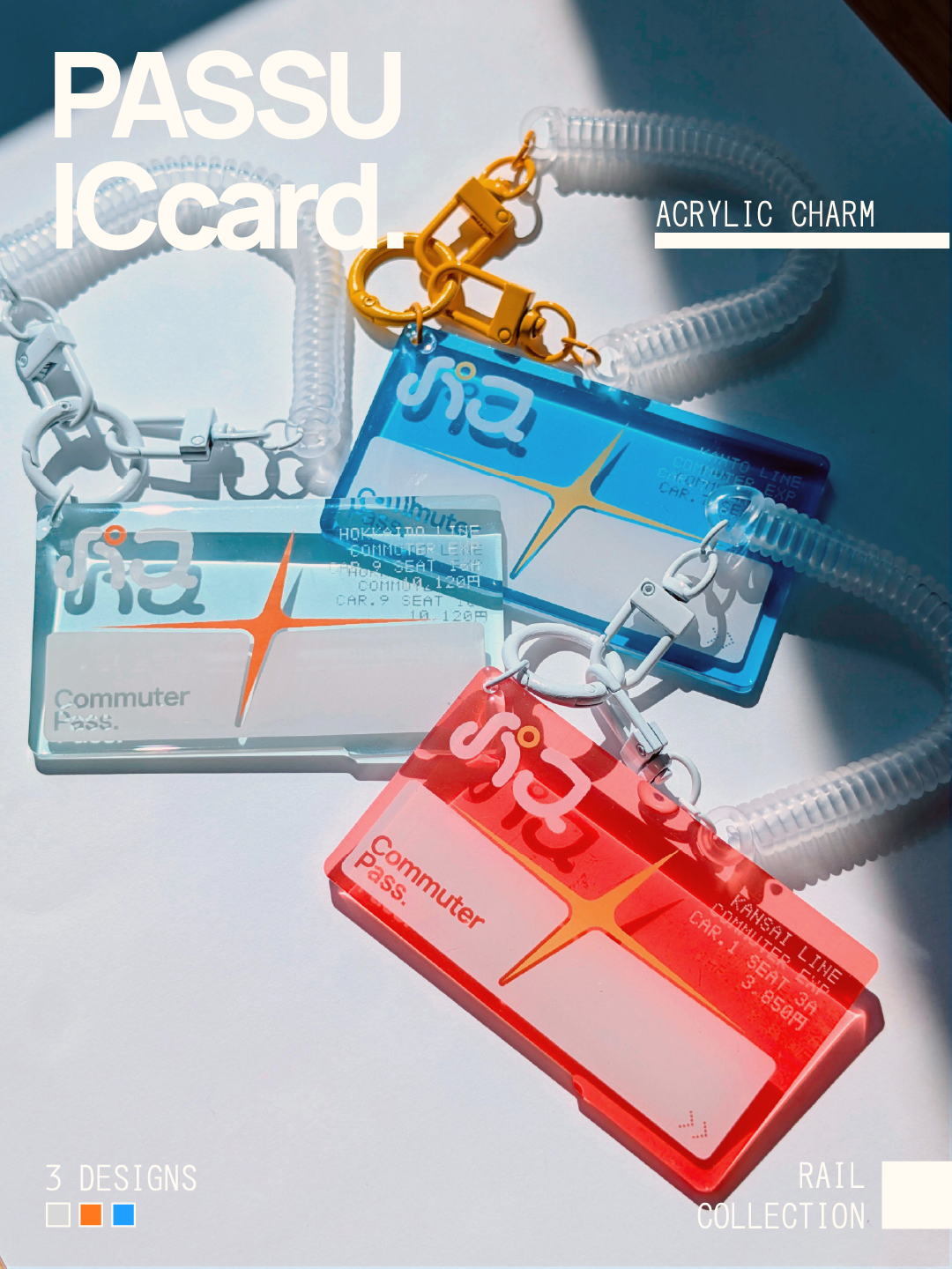 PASSU IC-Card Acrylic Charm