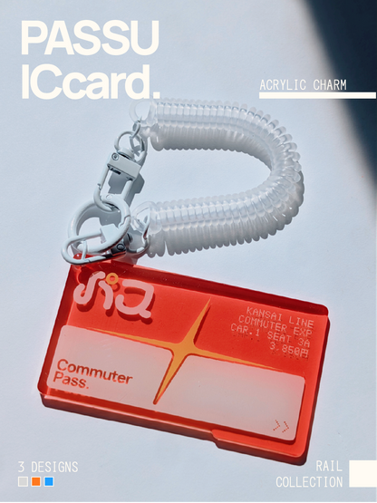 PASSU IC-Card Acrylic Charm
