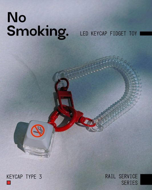 No Smoking Keycap LED Fidget Toy [PRE-ORDER]