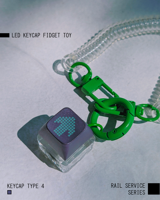 Gate Arrow Keycap LED Fidget Toy