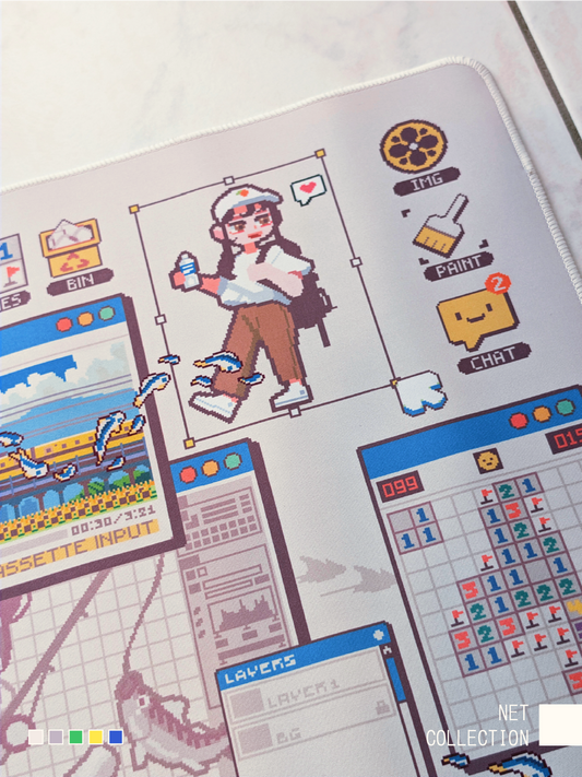 Retro Net Deskmat