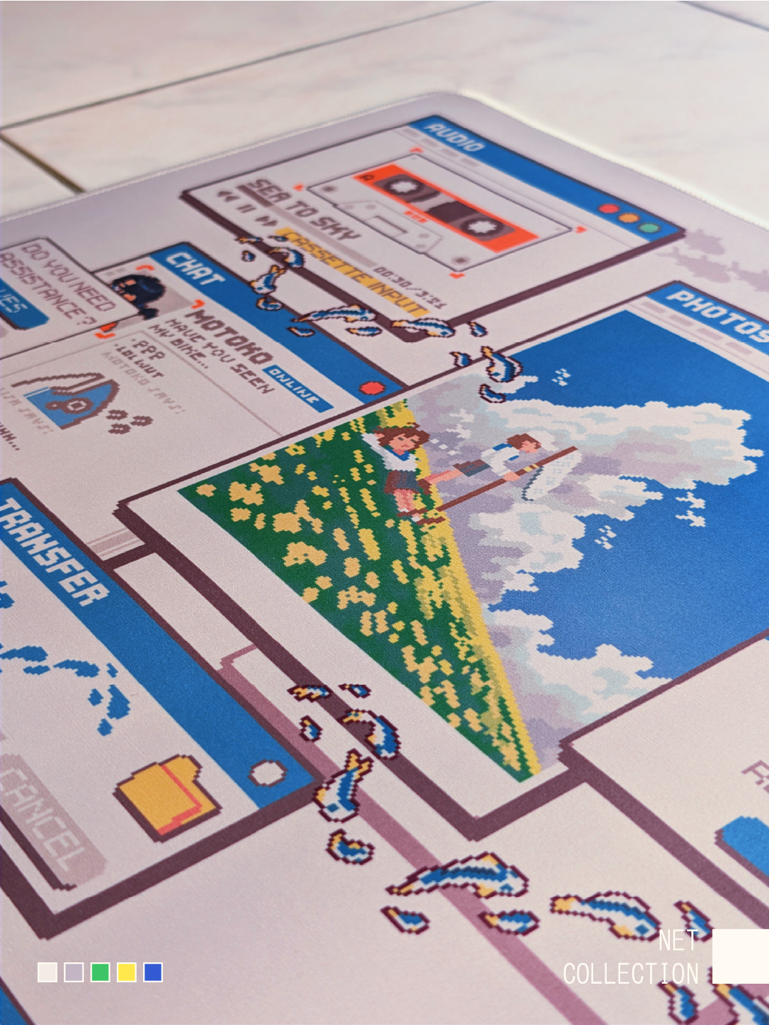 Retro Net Deskmat