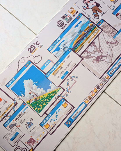 Retro Net Deskmat