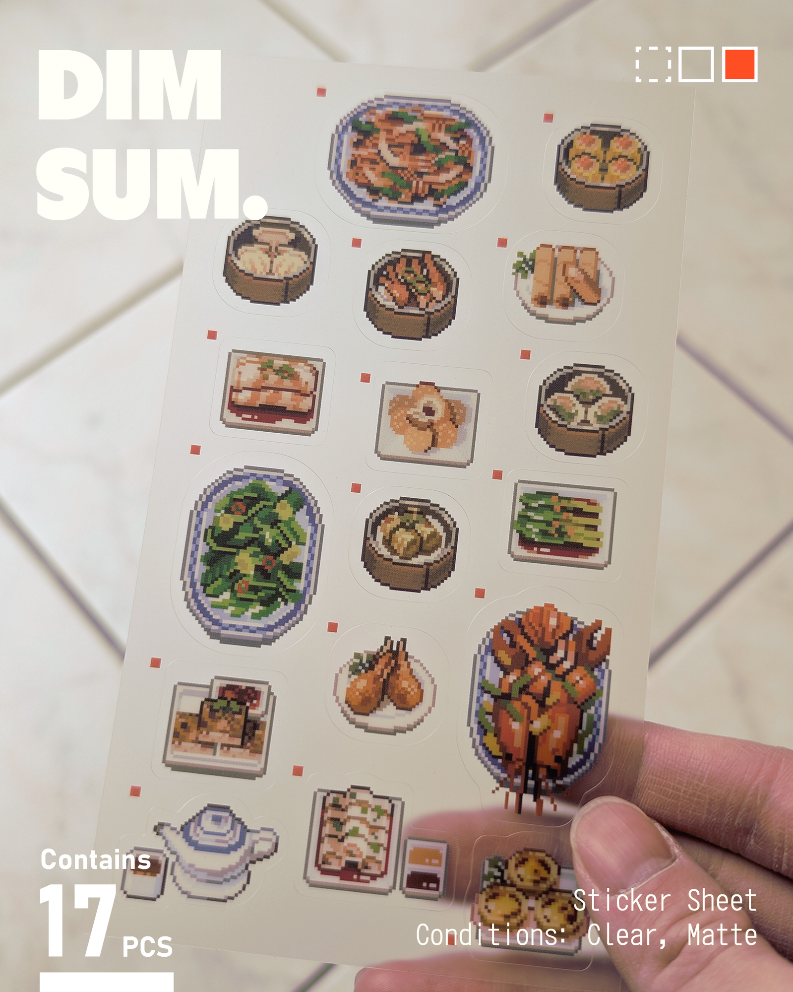 Dim Sum Sticker Sheet