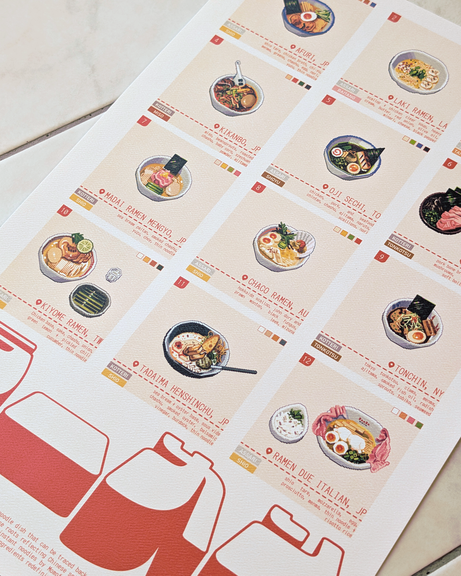 Ramen Guidebook Print