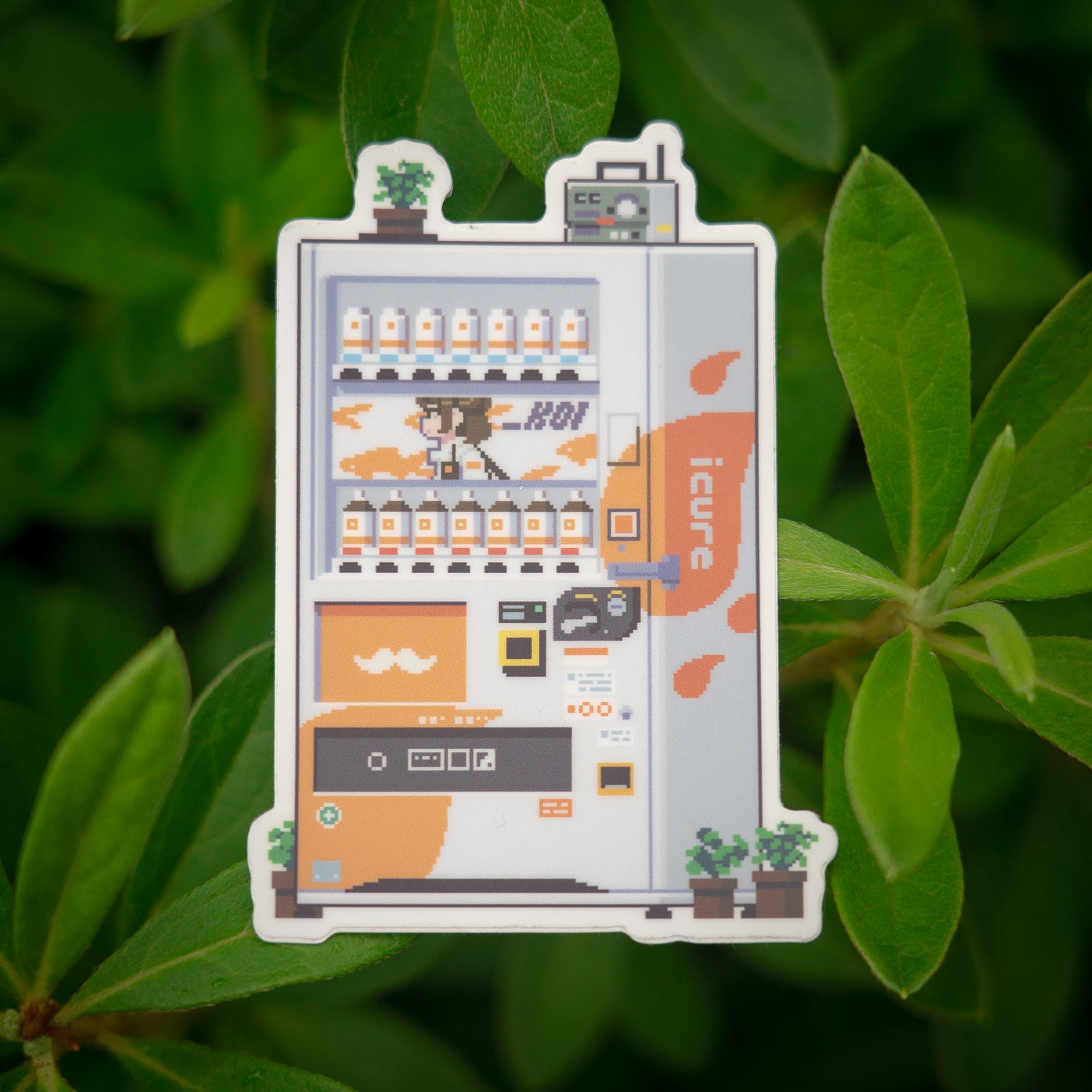 Vending Machine Pixel Sticker Set #2