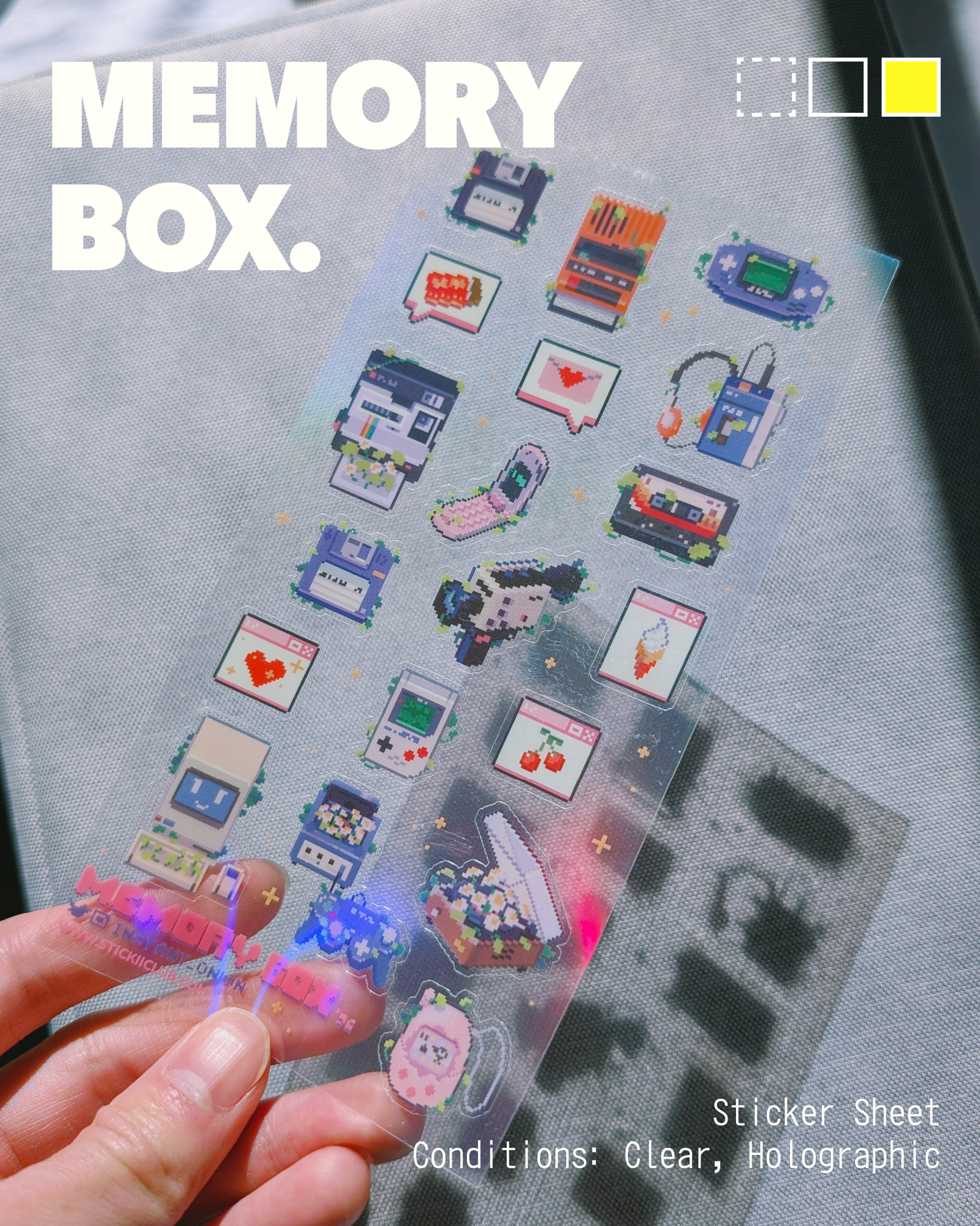 MEMORY BOX Sticker Sheet