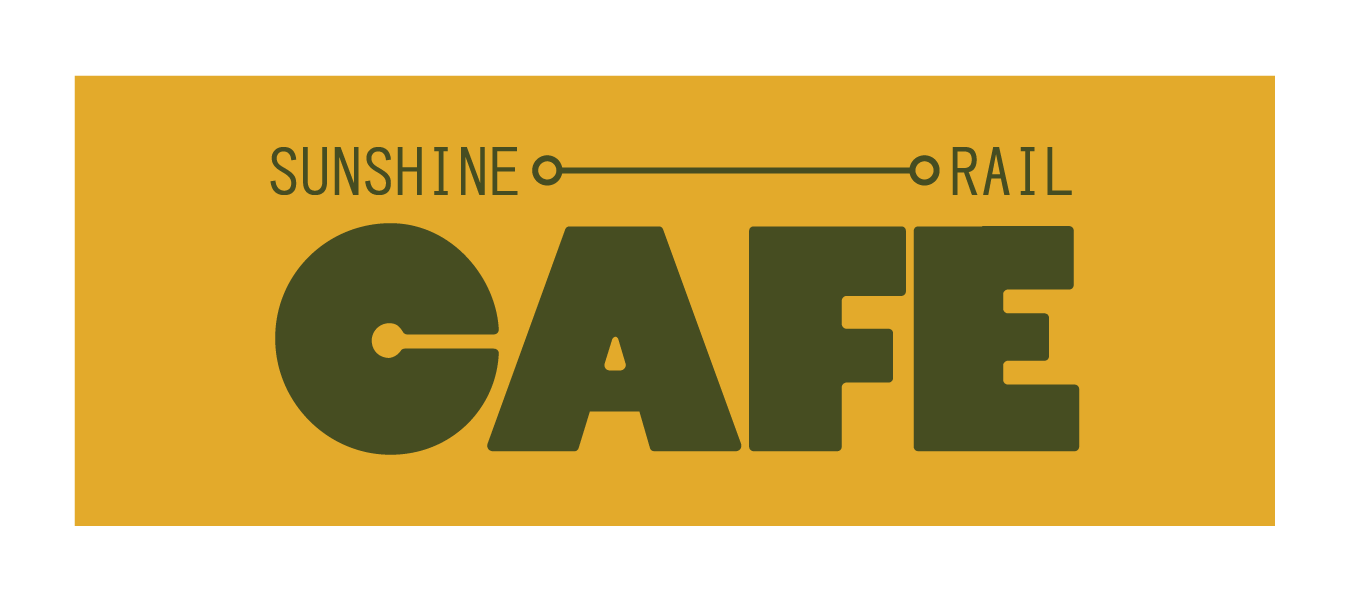 Sunshine Rail Cafe Vinyl Sticker Set
