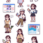 Spring Outfits Sticker Sheet