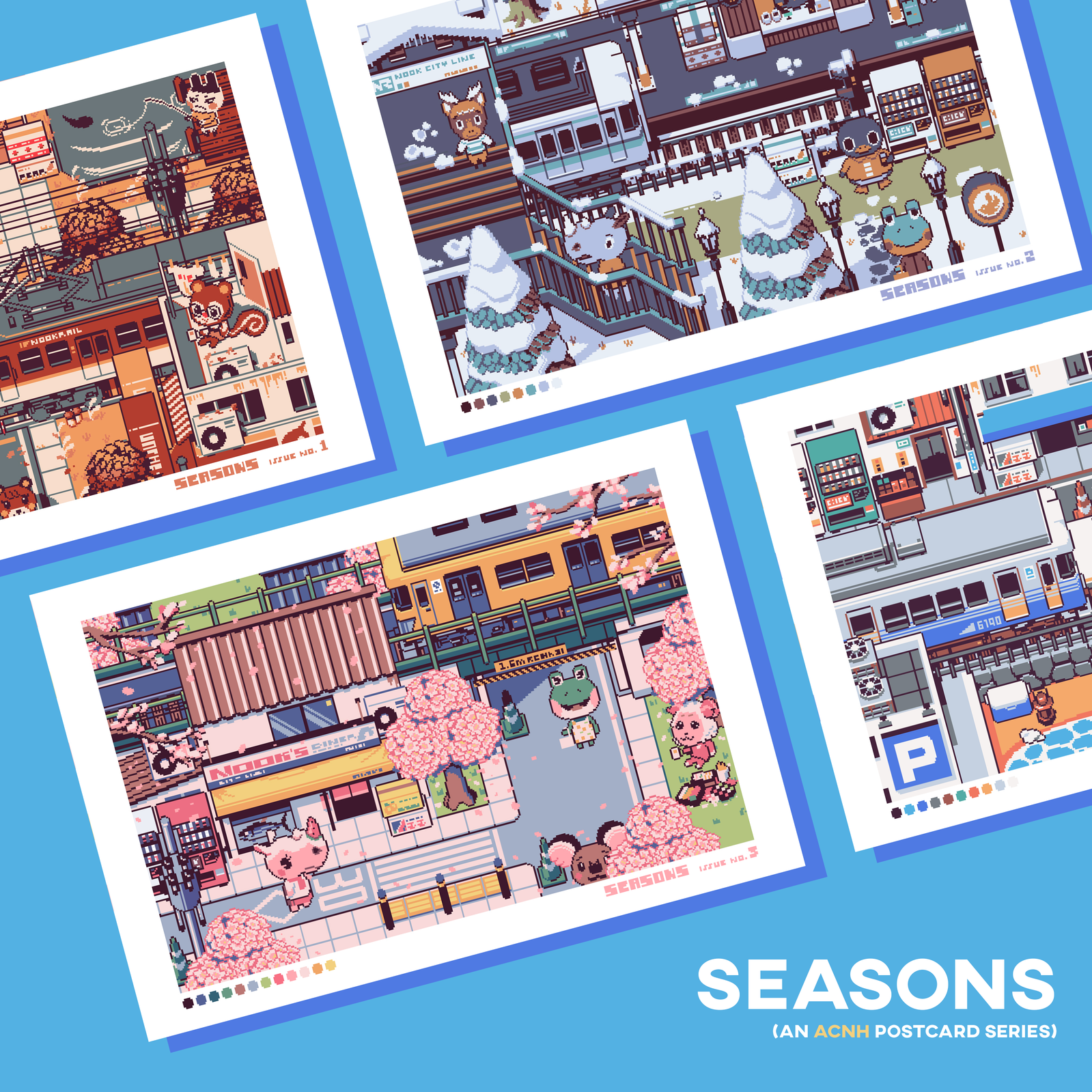 ACNH Postcard Set