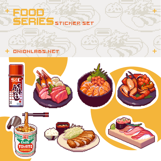 Food Pixel Sticker Set (SERIES 02)