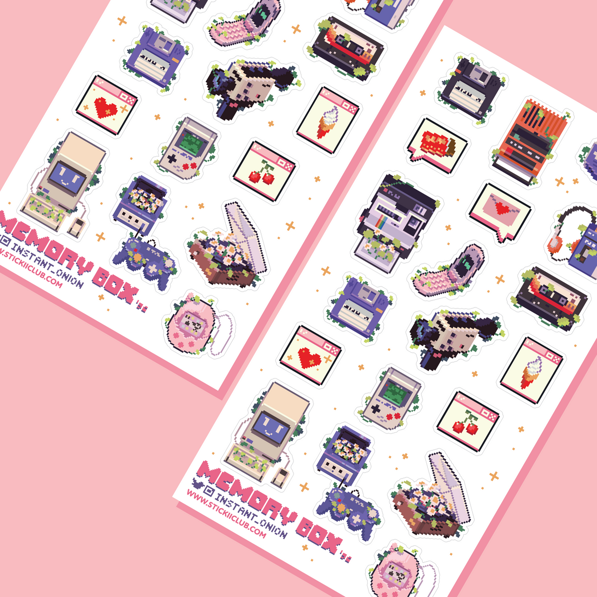 Computer Memory Sticker Deviation MEMORY BOX Sticker Sheet – ONIONLABS Store