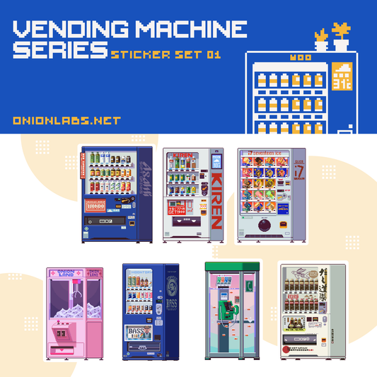 Vending Machine Sticker Set (SERIES 01)