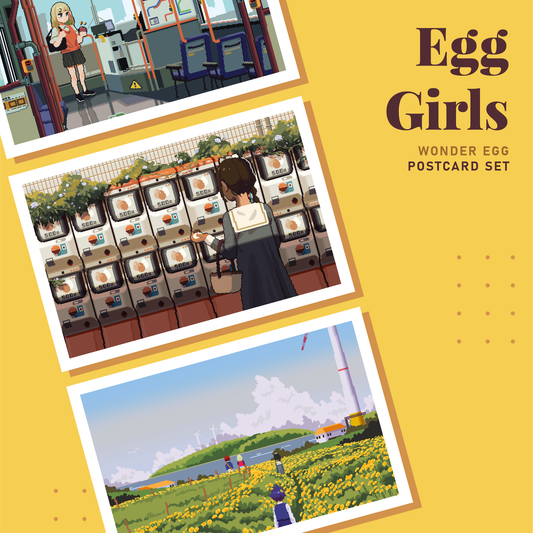 Egg Girls Postcard Set