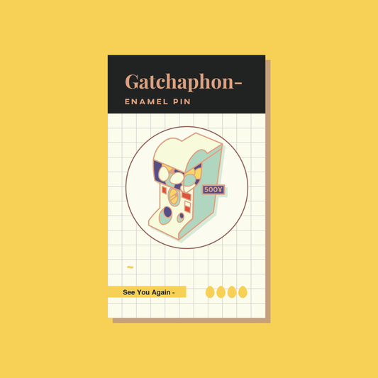 Egg Gatchapon Enamel Pin