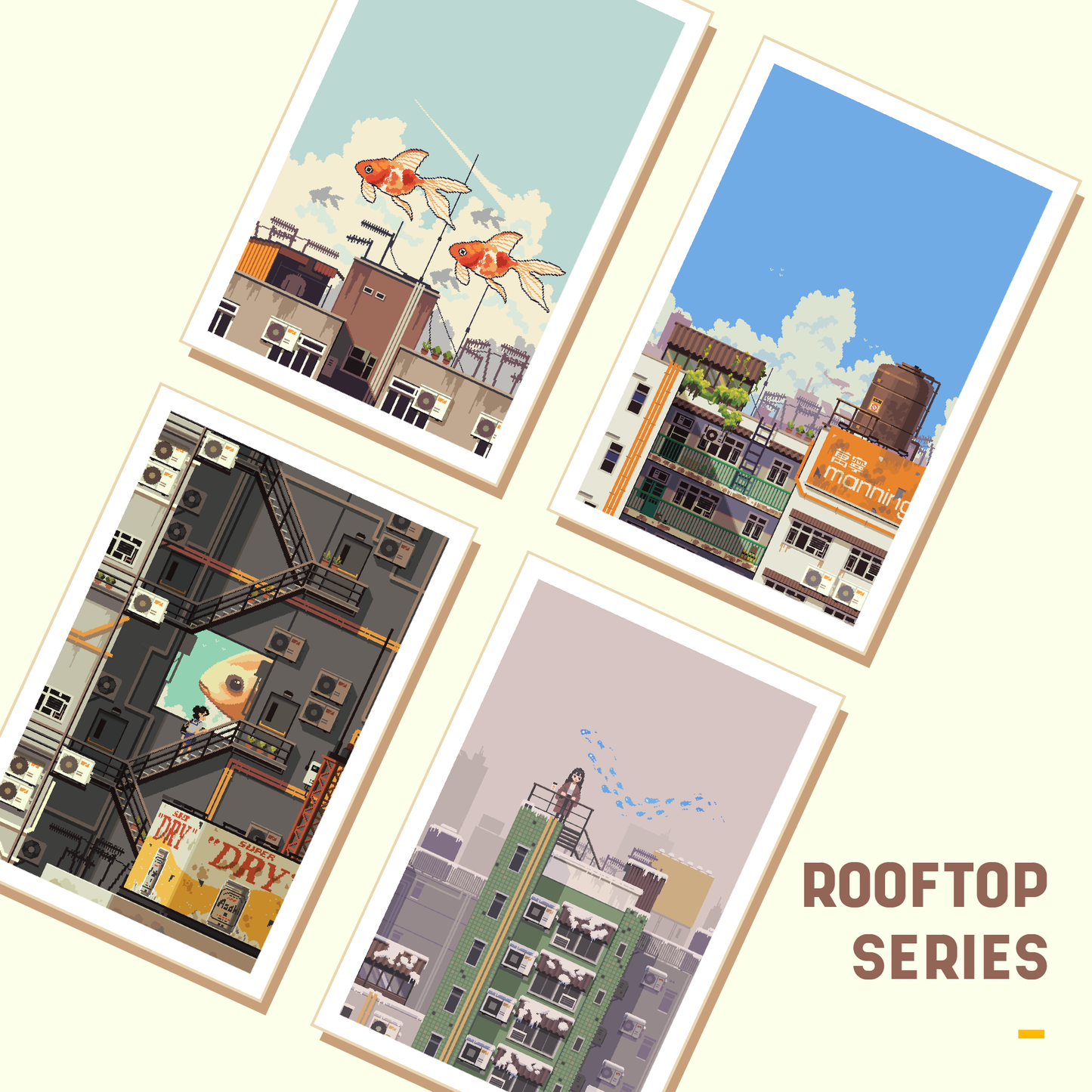 Rooftop Postcard Set